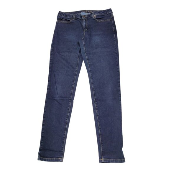 Michael Kors Jeans Dark Denim Izzy Skinny Womens Size 8 Small Modern Classic - Picture 11 of 11